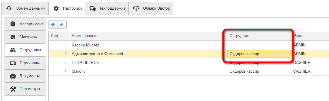 Сотрудники